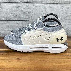 Under Armour HOVR Phantom Grey White Shoe 3020670-106 Women’s Size 8.5 / 7 Y